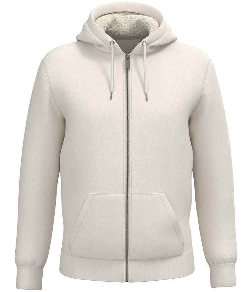 Nat. Spirit Unisex Sherpa-lined full Zip Sweat.