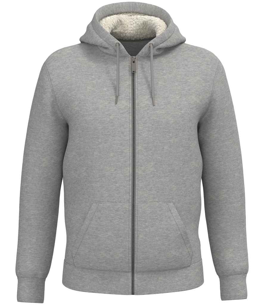 Nat. Spirit Unisex Sherpa-lined full Zip Sweat.