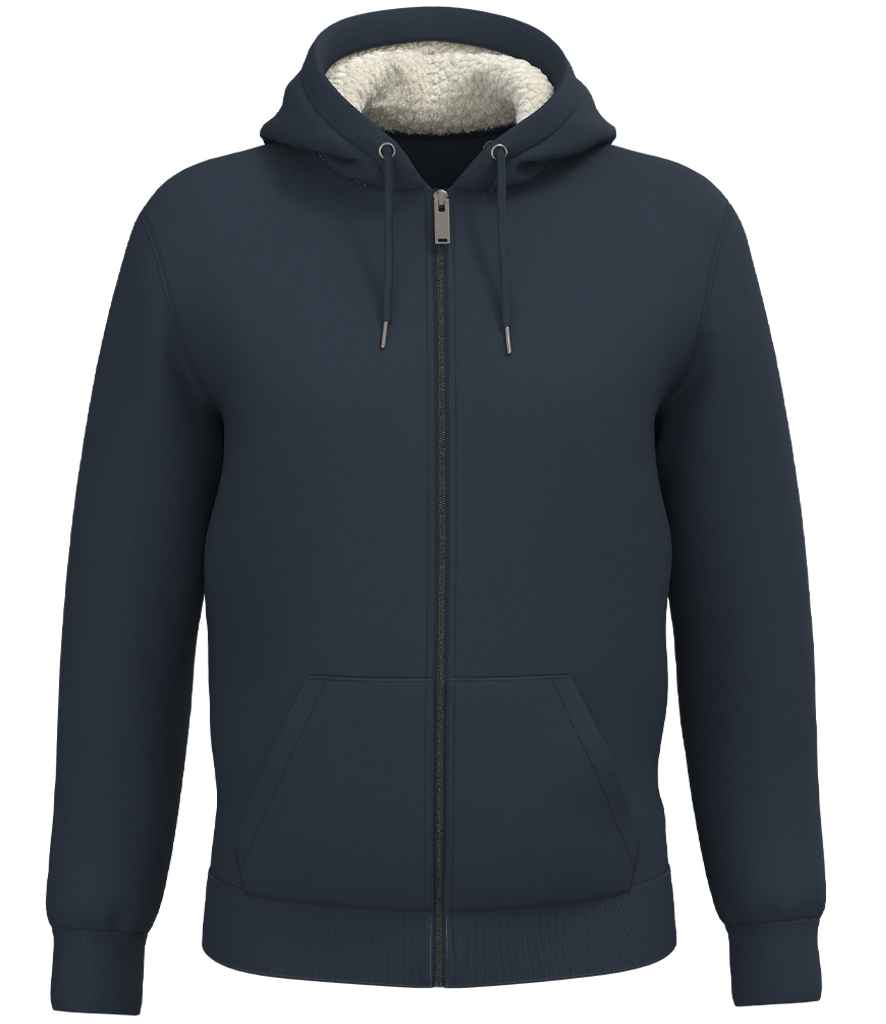 Nat. Spirit Unisex Sherpa-lined full Zip Sweat.