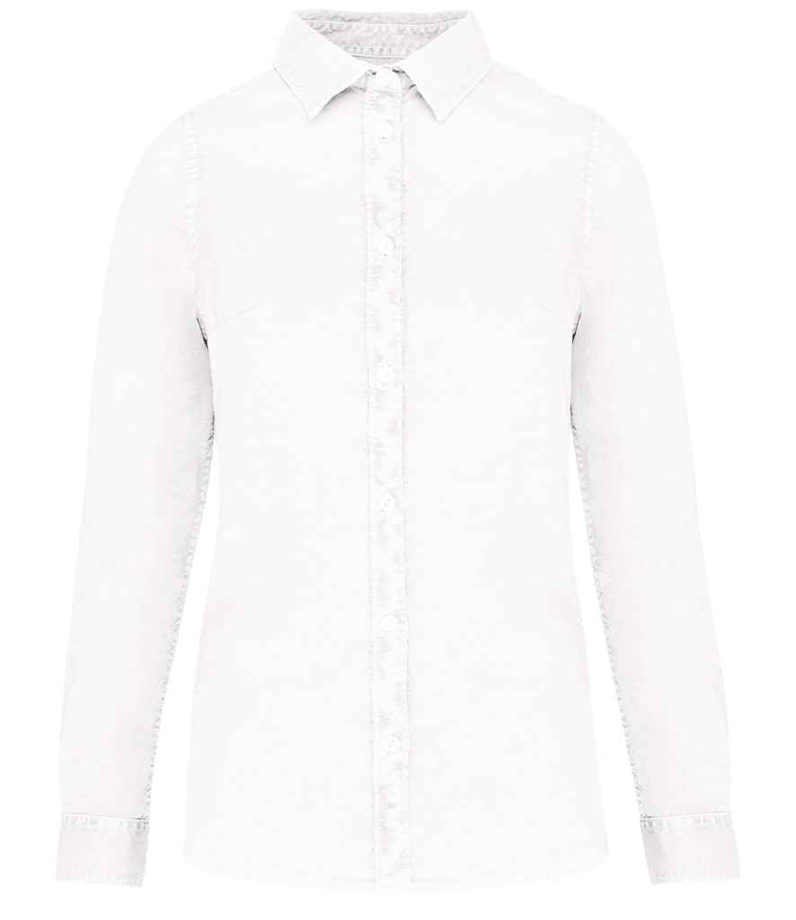 Native Spirit L/S Lds. Washed Shirt