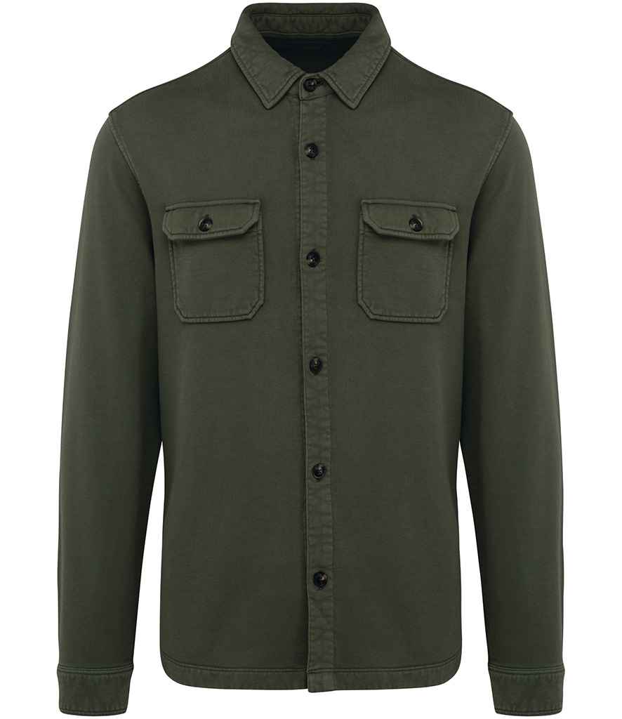 Native Spirit Faded Brushed Flc. Overshirt
