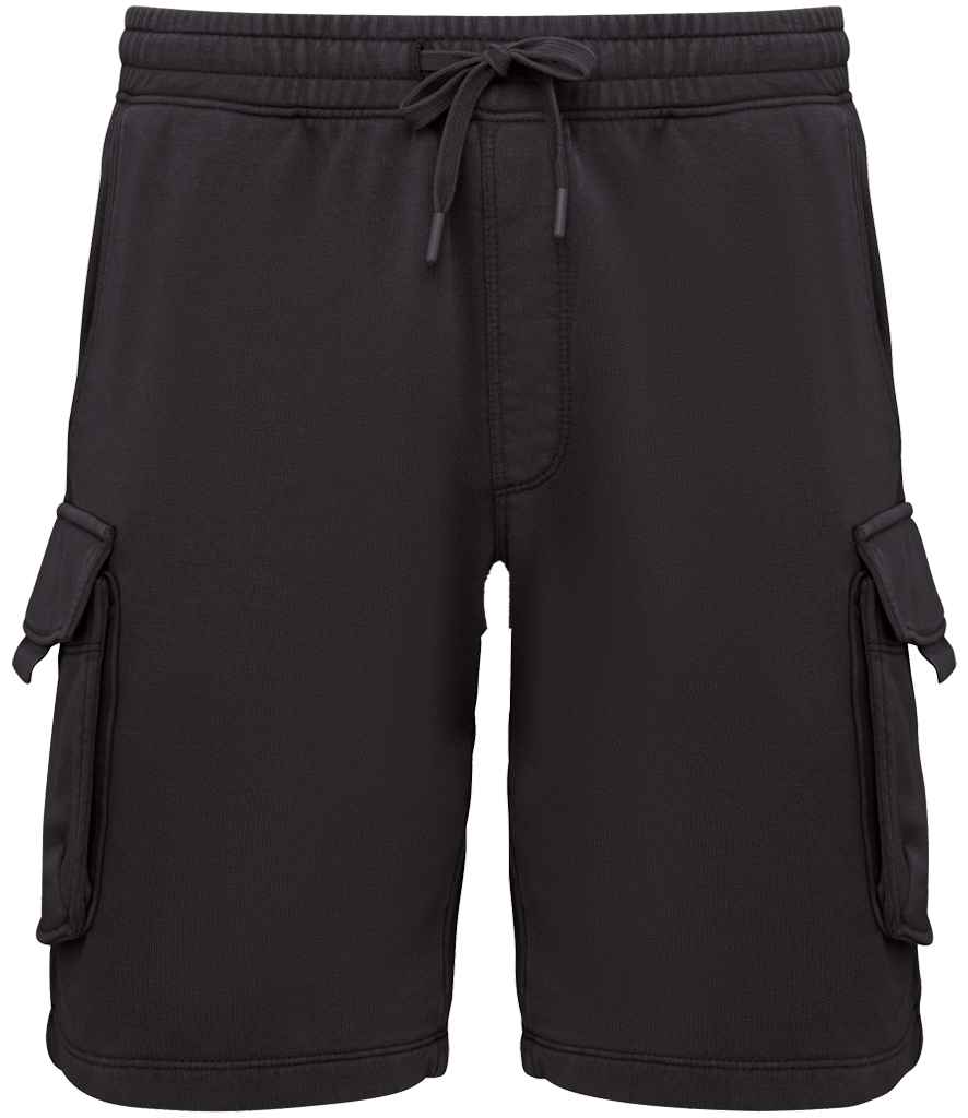Nat. Spirit F. Terry Washed Effect Cargo Shorts