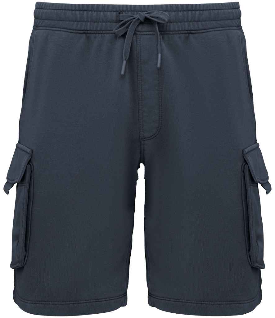 Nat. Spirit F. Terry Washed Effect Cargo Shorts