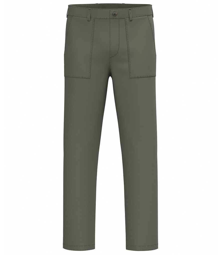 Nat. Spirit Eco. Washed Effect Trousers