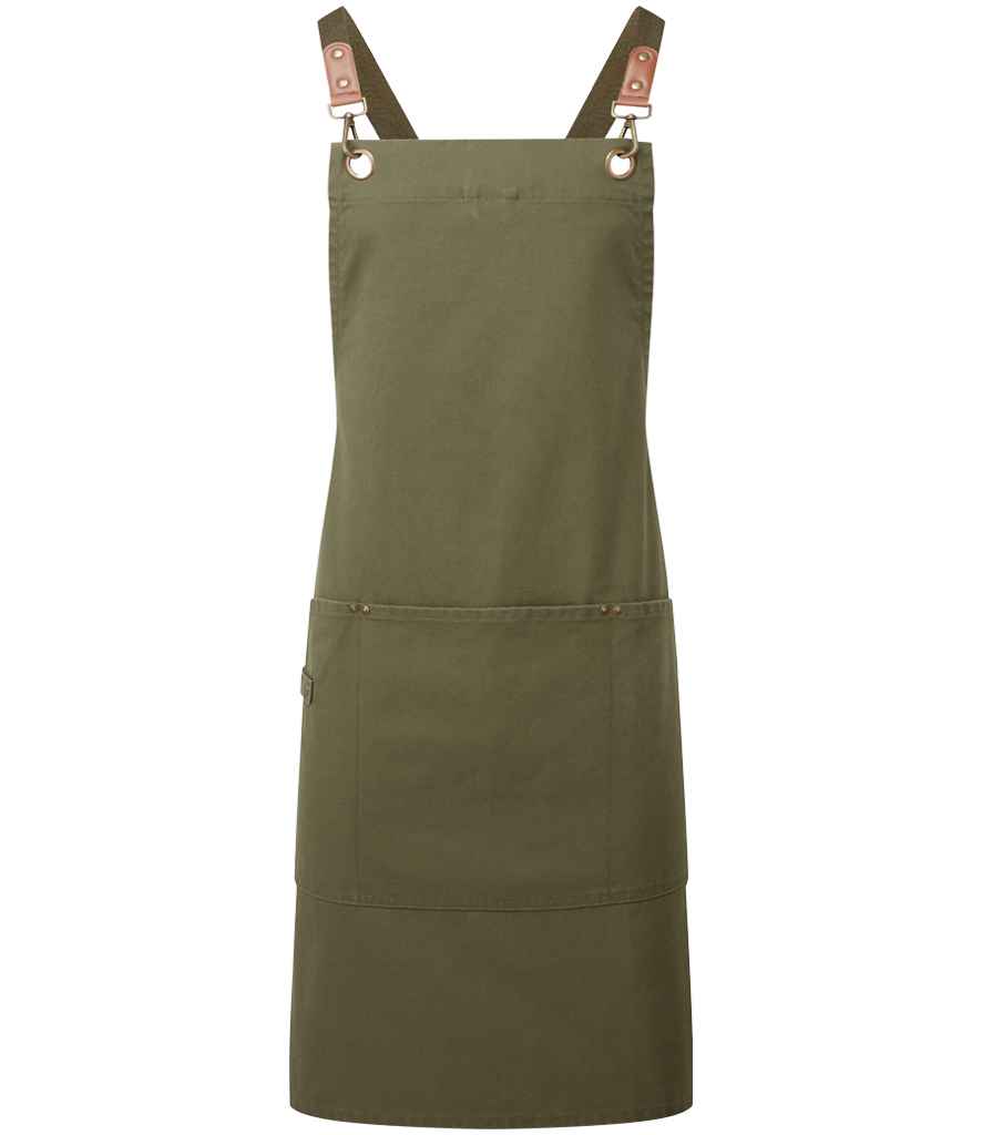 Premier Clip & Clasp Cross-Back Bib Apron
