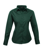 Premier Lds L/S Poplin Blouse