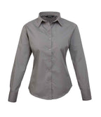 Premier Lds L/S Poplin Blouse