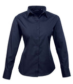 Premier Lds L/S Poplin Blouse