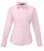 Premier Lds L/S Poplin Blouse