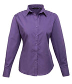 Premier Lds L/S Poplin Blouse
