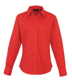 Premier Lds L/S Poplin Blouse