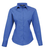 Premier Lds L/S Poplin Blouse
