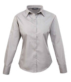 Premier Lds L/S Poplin Blouse