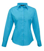 Premier Lds L/S Poplin Blouse