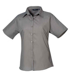Premier Lds S/S Poplin Blouse