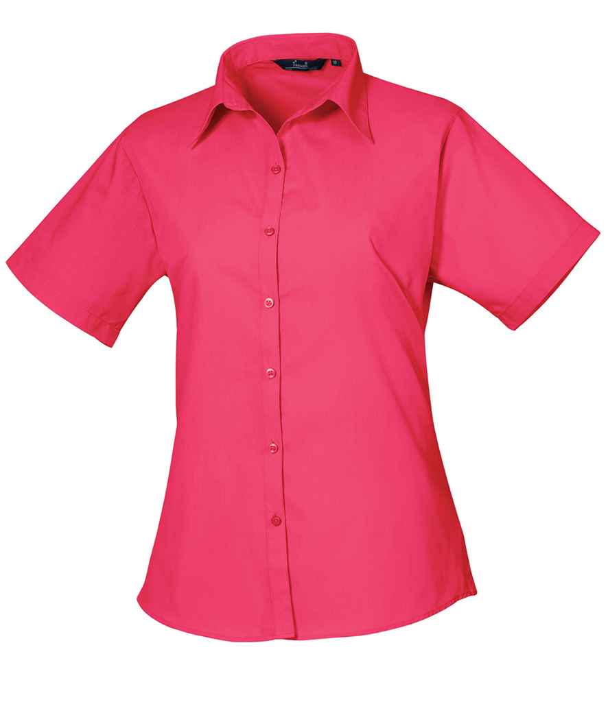 Premier Lds S/S Poplin Blouse