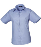 Premier Lds S/S Poplin Blouse