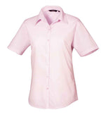Premier Lds S/S Poplin Blouse