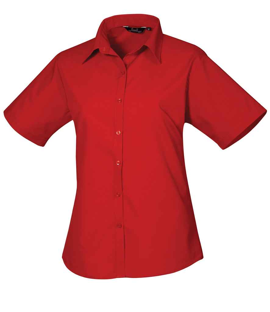 Premier Lds S/S Poplin Blouse