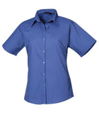 Premier Lds S/S Poplin Blouse