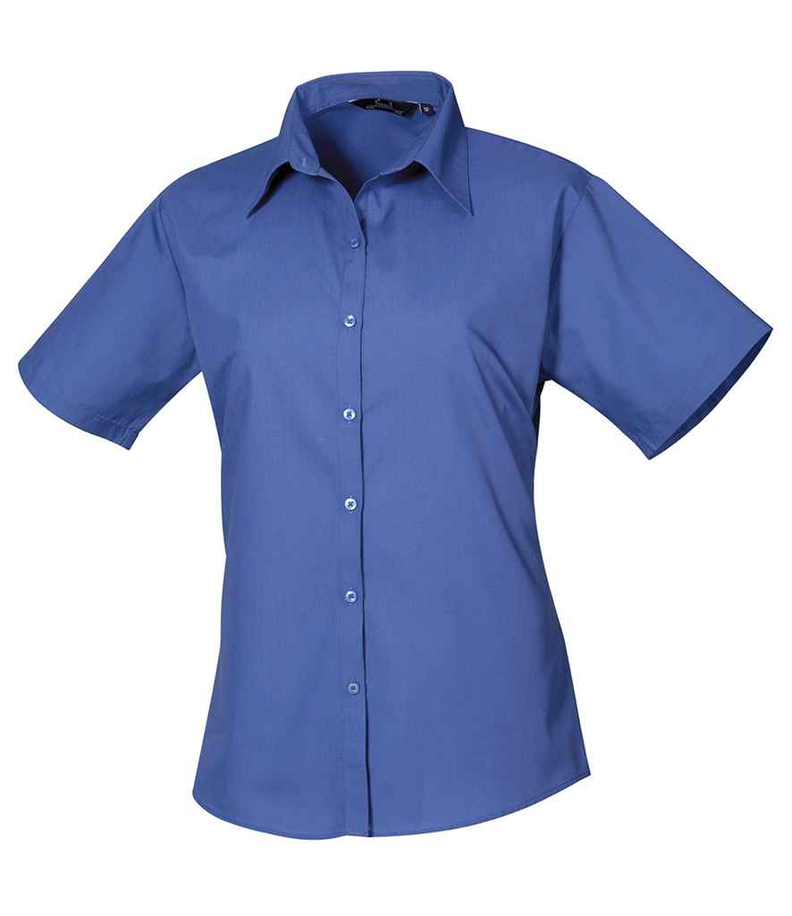 Premier Lds S/S Poplin Blouse