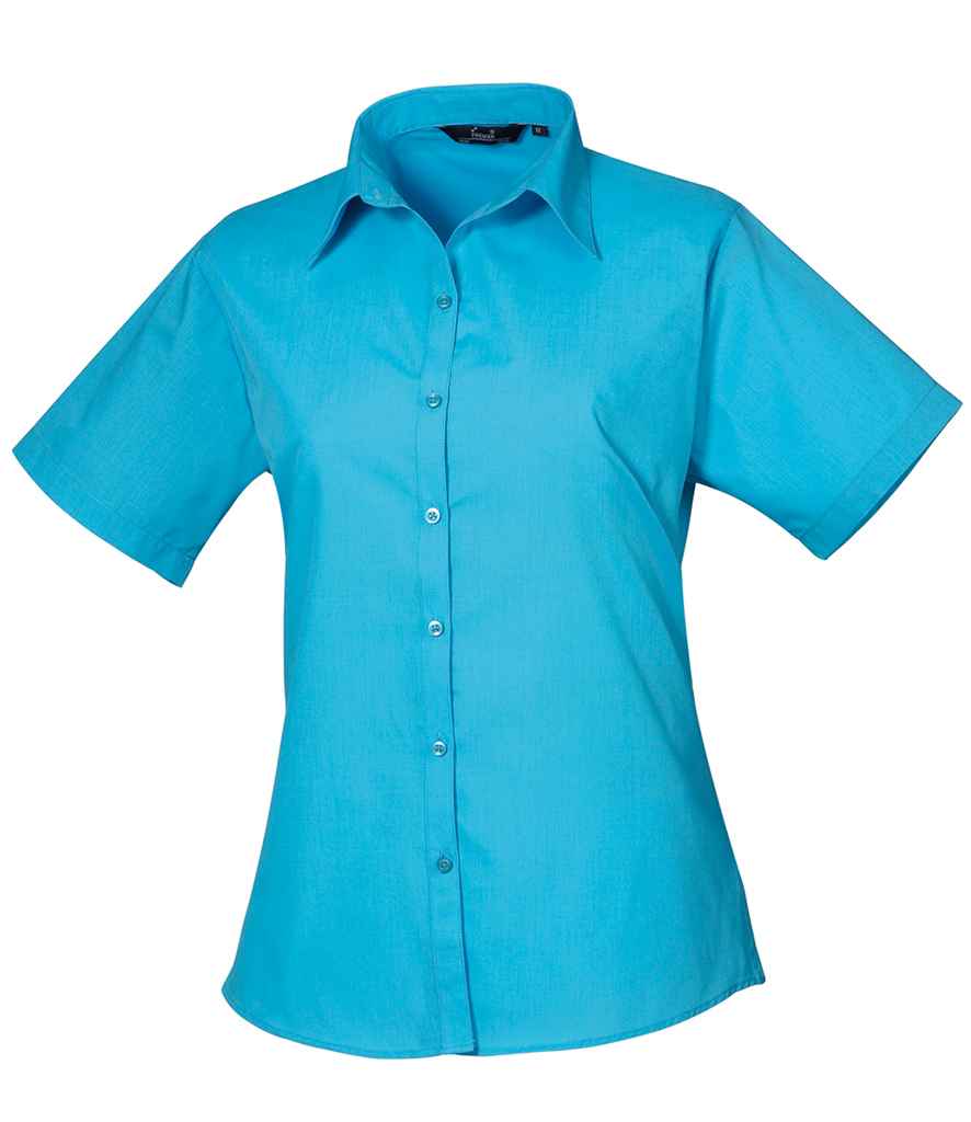 Premier Lds S/S Poplin Blouse