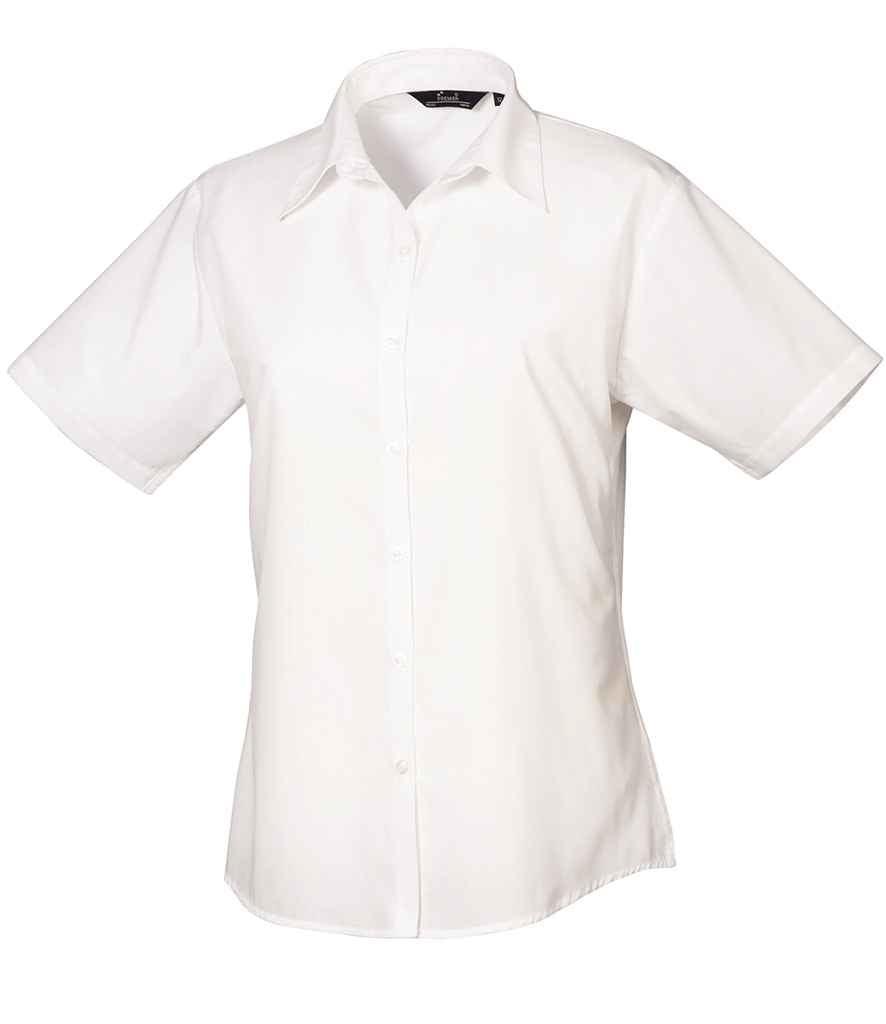 Premier Lds S/S Poplin Blouse