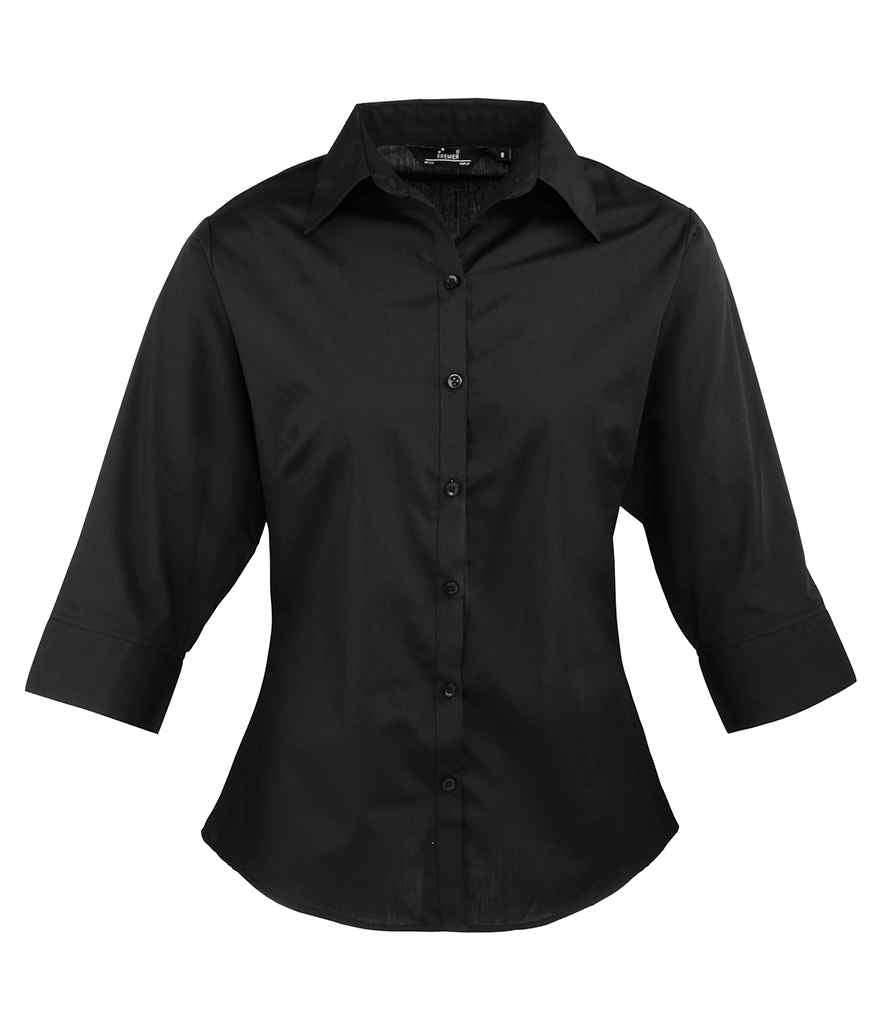 Premier Lds 3/4 Slv Pop. Blouse