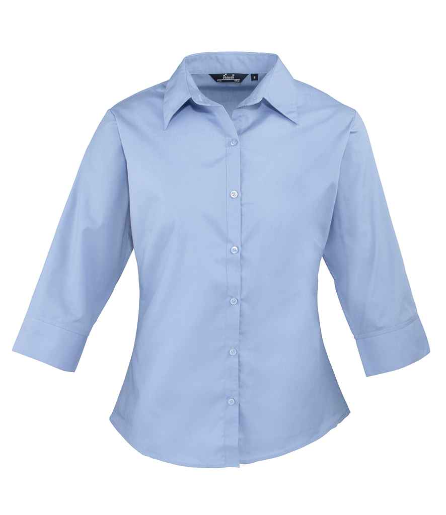 Premier Lds 3/4 Slv Pop. Blouse