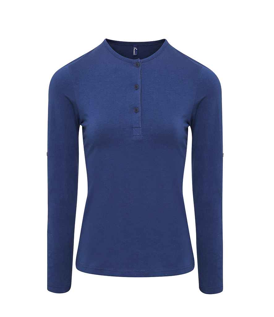Premier Lds Long John Roll Slv T