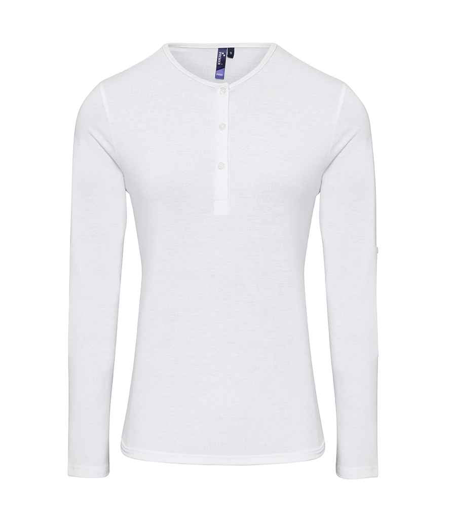Premier Lds Long John Roll Slv T