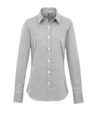 Premier Lds Microcheck L/S Shirt