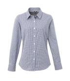 Premier Lds Microcheck L/S Shirt