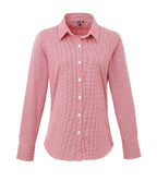 Premier Lds Microcheck L/S Shirt