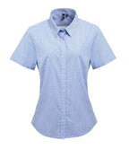Premier Lds Microcheck S/S Shirt
