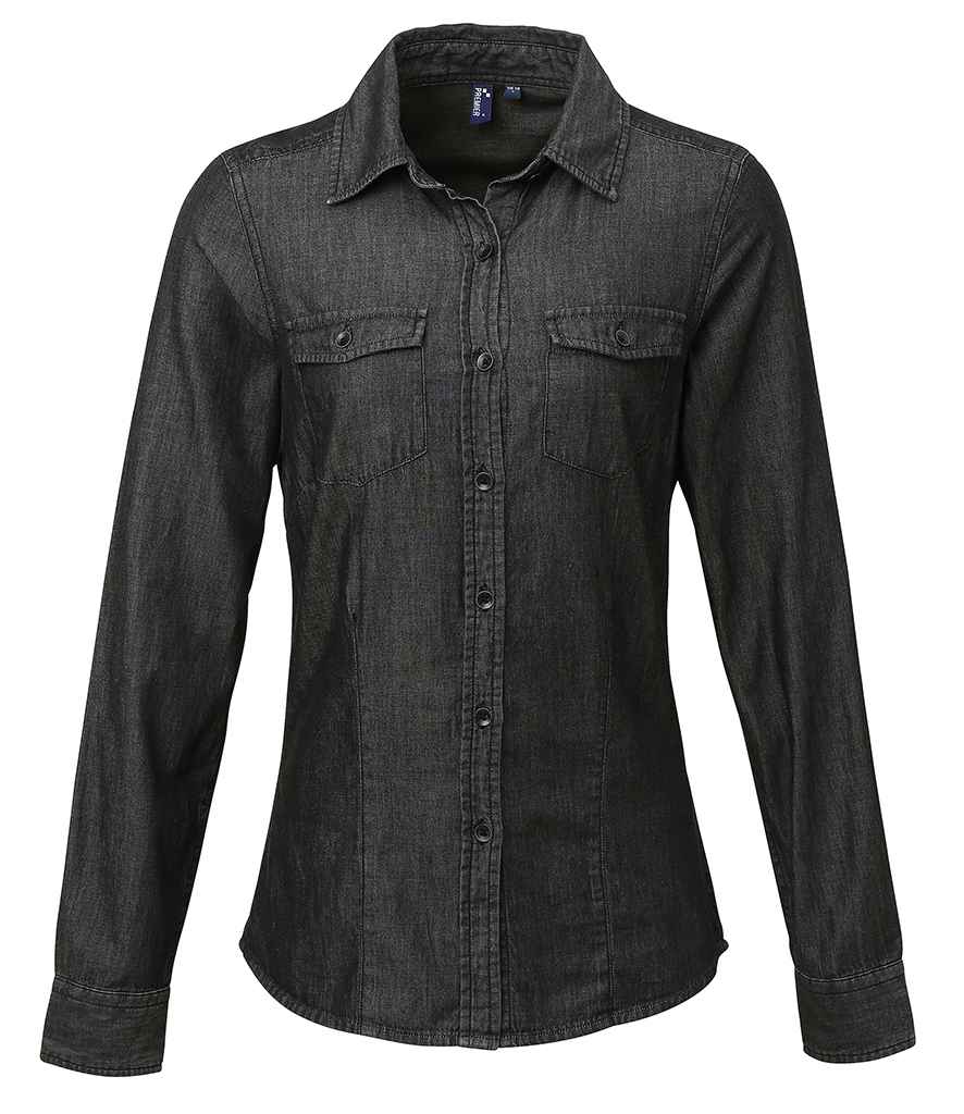 Premier Lds Jeans Stitch Denim Sht