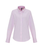Premier Lds L/S Oxford Stripes Shirt