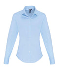 Premier Lds L/S Stretch Fit Poplin Sht