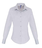 Premier Lds L/S Stretch Fit Poplin Sht