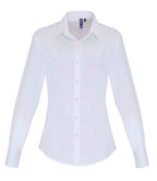 Premier Lds L/S Stretch Fit Poplin Sht