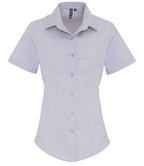 Premier Lds S/S Stretch Fit Poplin Sht