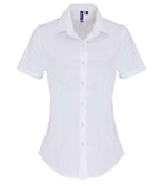 Premier Lds S/S Stretch Fit Poplin Sht