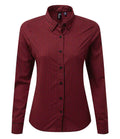 Premier Lds L/S Maxton Check Sht