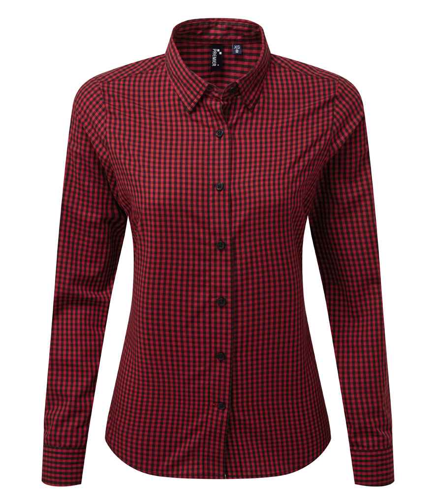 Premier Lds L/S Maxton Check Sht