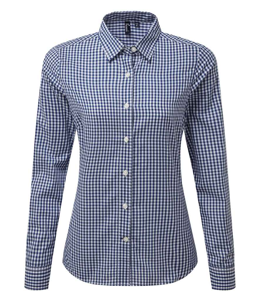 Premier Lds L/S Maxton Check Sht