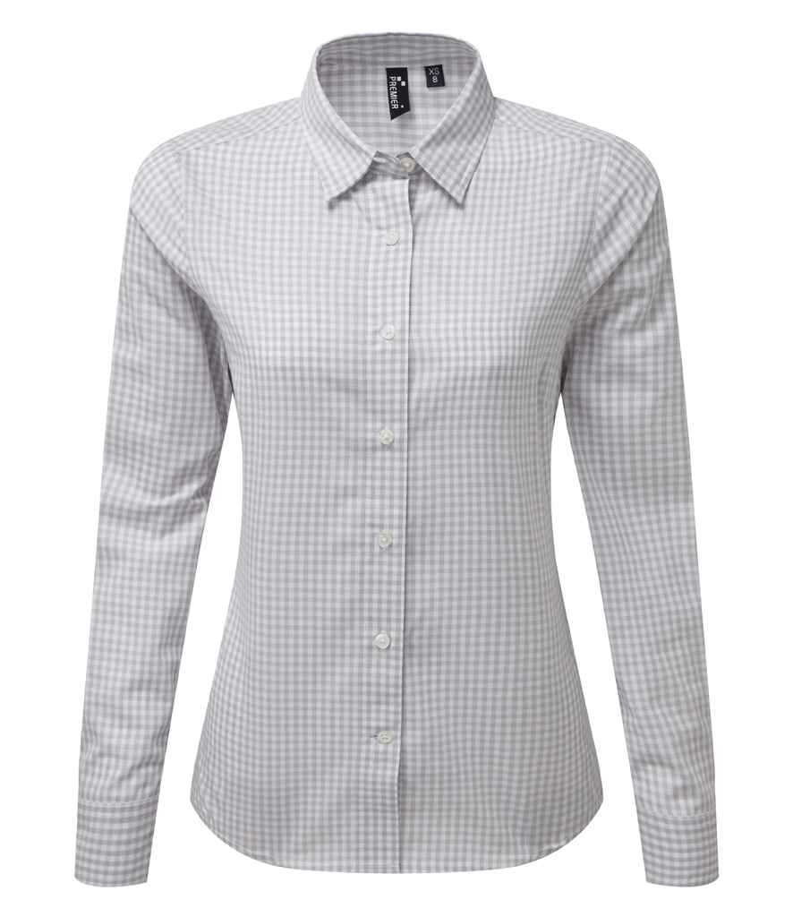 Premier Lds L/S Maxton Check Sht