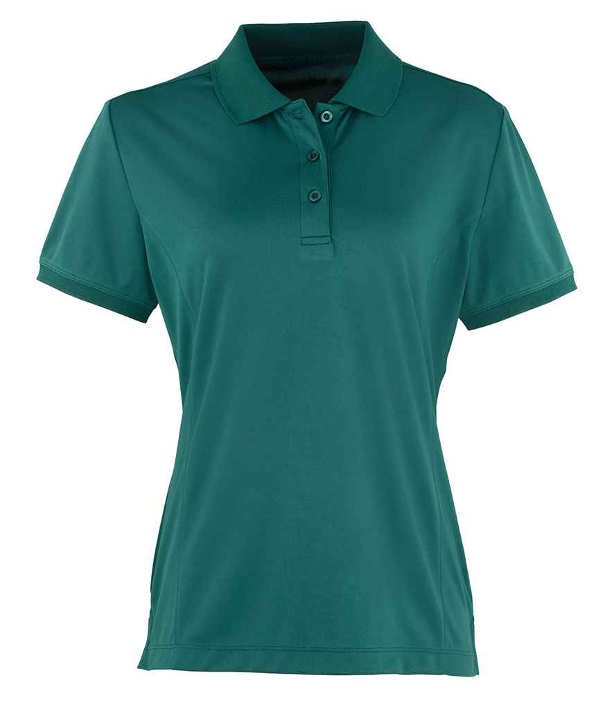 Premier Lds Coolchecker Pique Polo
