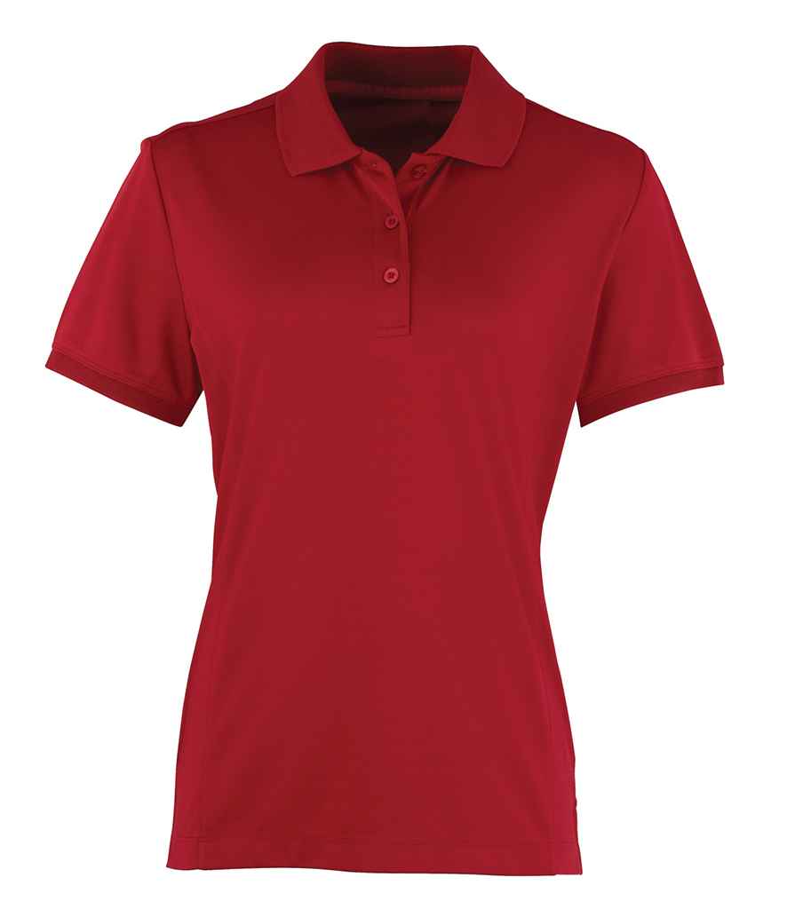 Premier Lds Coolchecker Pique Polo