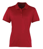 Premier Lds Coolchecker Pique Polo