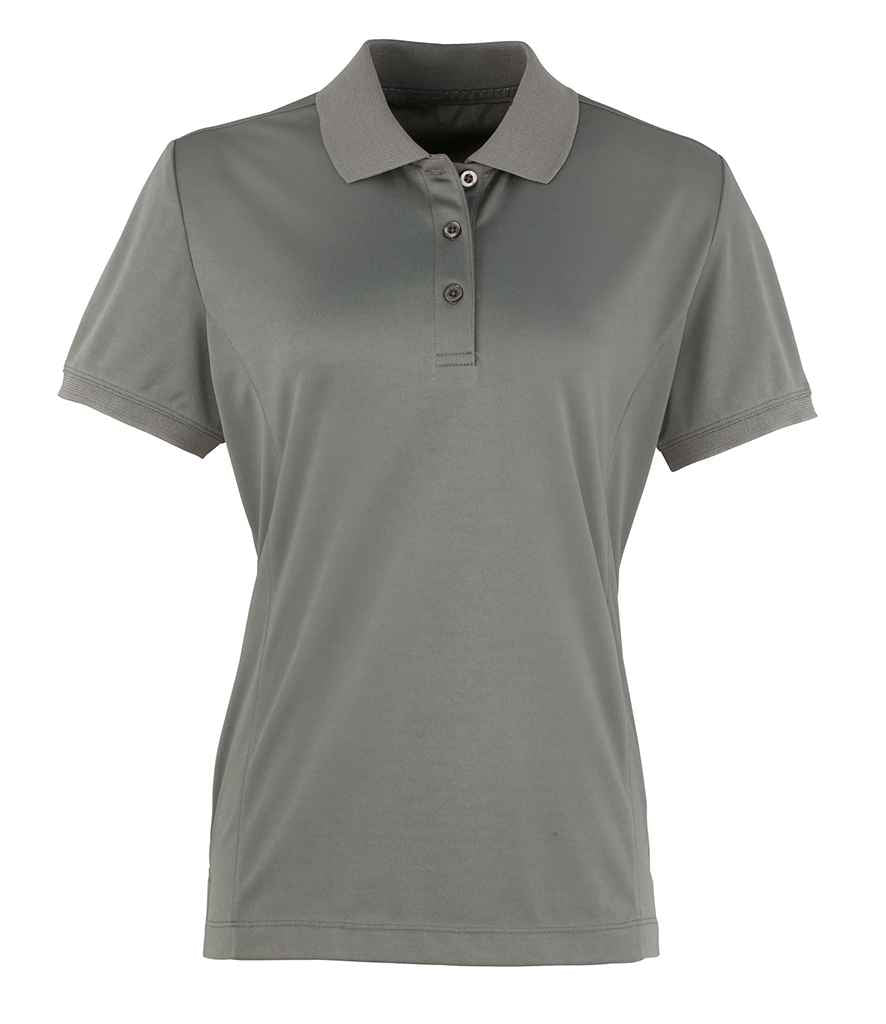 Premier Lds Coolchecker Pique Polo